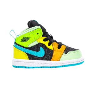 Air Jordan 1 Mid SE TD Clover Baskets Noir BQ6933 037