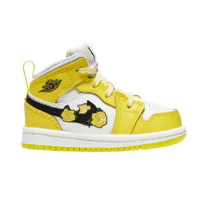 Air Jordan 1 Mid SE TD Rose Patch – Jaune dynamique AV5172 700