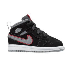 Air Jordan 1 Mid TD Noir Particule Gris Blanc 640735 060