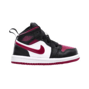 Air Jordan 1 Mid TD Bred Toe Baskets 640735 066