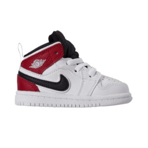 Air Jordan 1 Mid TD Blanc Gym Rouge 640735 116