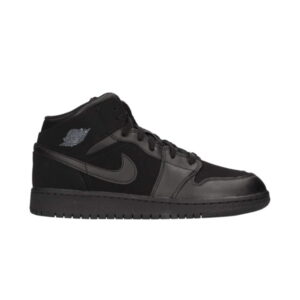 Air Jordan 1 Mid Triple Noir 2016 GS 554725 050
