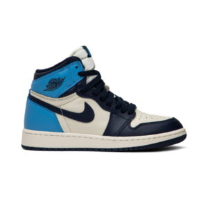 Air Jordan 1 Retro High OG GS Baskets Obsidienne 575441 140