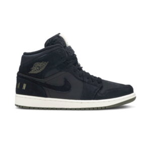 Air Jordan 1 Retro Mid Noir Noir BQ6579 001