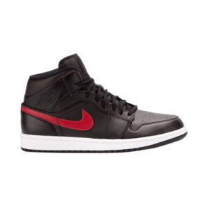 Air Jordan 1 Retro Mid Noir Team Rouge 554724 009
