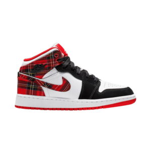 Air Jordan 1 Retro Mid GS Bad Santa Baskets Noir 554725 607