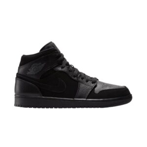 Air Jordan 1 Retro Mid GS Noir Gris Foncé 554725 021