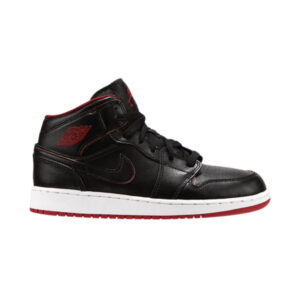 Air Jordan 1 Retro Mid GS Noir Gym Rouge Violet 554725 028