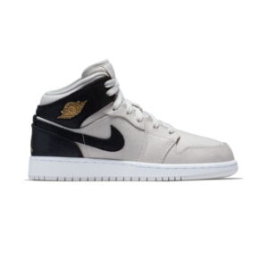 Air Jordan 1 Retro Mid GS Light Bone 554725 023