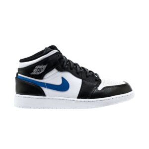 Air Jordan 1 Retro Mid GS Multi-Color Swoosh Gris 554725 052