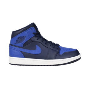 Air Jordan 1 Retro Mid GS Obsidienne Royal Baskets 554725 412