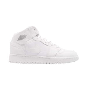 Air Jordan 1 Retro Mid GS Pure Platinum Baskets 554725 109