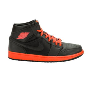 Air Jordan 1 Retro Mid Noir Baskets Infrarouges 554724 043