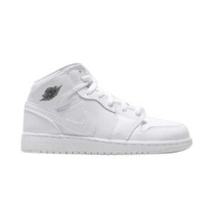 Air Jordan 1 Retro Mid GS Blanc Cool Gris 554725 120