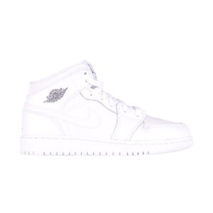 Air Jordan 1 Retro Mid GS Blanc Cool Gris 554725 102