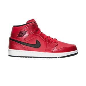 Air Jordan 1 Retro Mid Gym Rouge Noir Patent Cream 554724 602