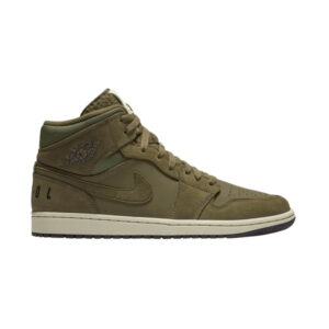 Air Jordan 1 Retro Mid Olive Toile BQ6579 300