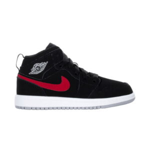 Air Jordan 1 Retro Mid PS Noir Université Rouge 640734 065