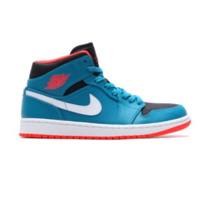 Air Jordan 1 Retro Mid Sarcelle Baskets 554724 308