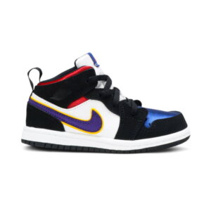 Baskets Jordan 1 Mid SE TD Noir Field Violet BQ6933 005