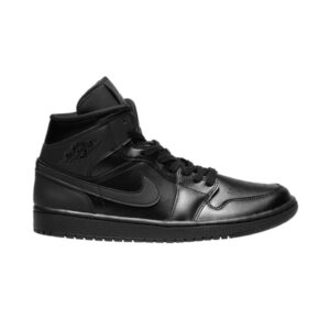Femme Air Jordan 1 Mid Triple Noir Rose BQ6472 012