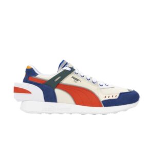 Baskets Ader Error x Puma RS-1 Blanc Bleu Rouge Crème 369537 01