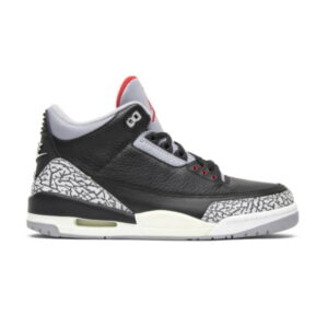 Air Jordan 3 Retro Noir Cement 2001 Baskets Bleu 136064 001