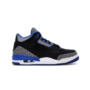 Air Jordan 3 Retro Sport Bleu Baskets 136064 007