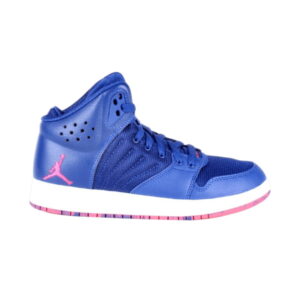 Jordan 1 Flight 4 Pemium BG Deep Royal Baskets Blanc 828237 461