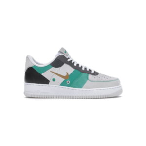 Nike Air Force 1 Low Vast Gris Vert Jaune CI0065 100