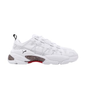 Baskets Puma LQD Cell Omega Density Blanc Rouge 370736 02