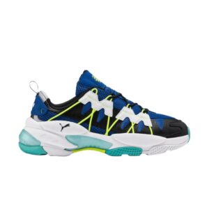 Baskets Puma LQDCELL Omega Noir Galaxy Bleu Orange 370734 01