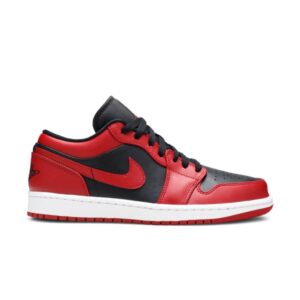 Air Jordan 1 Low Reverse Bred Baskets Bleu 553558 606