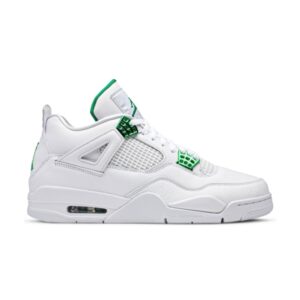 Air Jordan 4 Retro Vert Métallisé Baskets Blanc CT8527 113