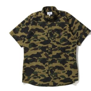 Chemise BAPE 1st Camo BD SS Chemise Vert 154698