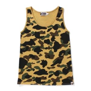 BAPE Dames 1st Camo Débardeur Jaune 154564