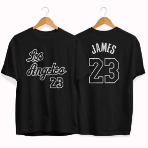 T-shirt Lakers LeBron James par slamdunk Rose 152384