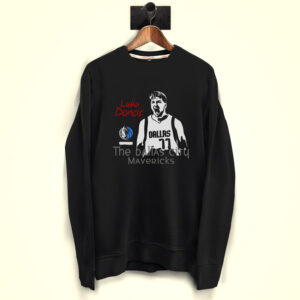 Sweat Luka Doncic. Les Mavericks de Dallas. Chemise noire Noir 150934
