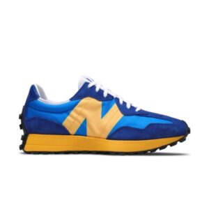 New Balance 327 Baskets Bleu Marine Orange Blanc MS327LAA