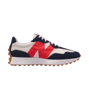 New Balance 327 Baskets en gomme rouge marine MS327RP