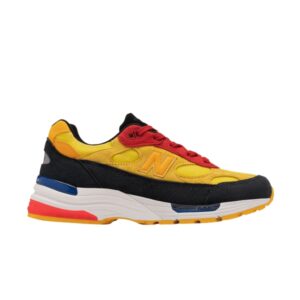 New Balance 992 Baskets Jaune Rouge Violet M992DM