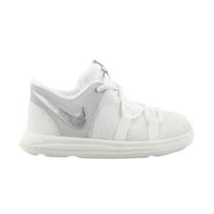 Nike KD 10 Pure Platinum Chrome TD Baskets 918363 100