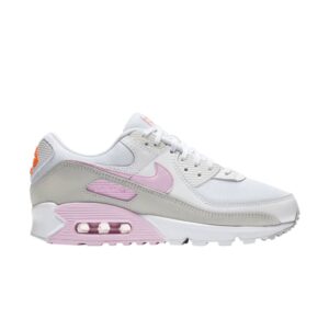 Nike Wmns Air Max 90 Blanc Rose Mousse Baskets CZ0371 100