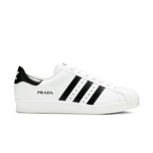Baskets Prada x adidas Superstar Blanc Noir FW6680