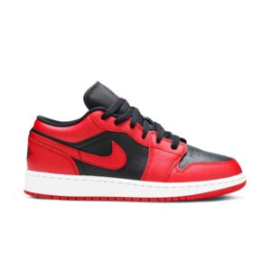 Air Jordan 1 Low Reverse Bred GS Baskets 553560 606