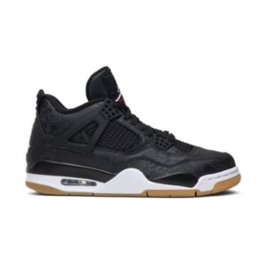 Air Jordan 4 Retro Laser Noir Gomme Baskets Marron CI1184 001