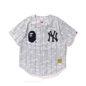 Maillot BAPE x Mitchell & Ness Yankees Blanc 163585