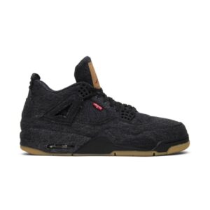 Levi's x Air Jordan 4 Retro Baskets en denim noir AO2571 001