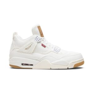 Levi's x Air Jordan 4 Retro Baskets en denim blanc AO2571 100