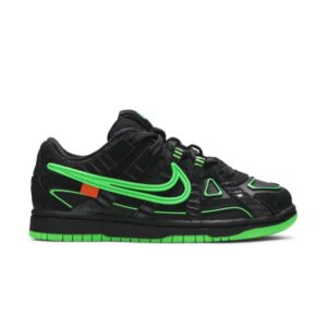 Baskets Off-White x Nike Rubber Dunk Green Strike PS CW7410 001